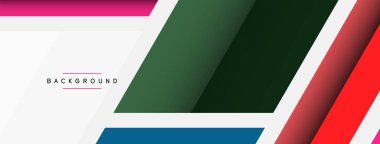 Geçmişi. Geometrik köşegen şekiller ve çizgiler soyut bileşim. Duvar kağıdı afişi veya iniş sayfası için vektör illüstrasyonu