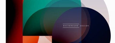 Geometrik asgari duvar kağıdı. Geometrik şekiller. Duvar kağıdı afişi veya iniş sayfası için vektör illüstrasyonu