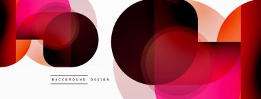 Geometrik asgari duvar kağıdı. Geometrik şekiller. Duvar kağıdı afişi veya iniş sayfası için vektör illüstrasyonu