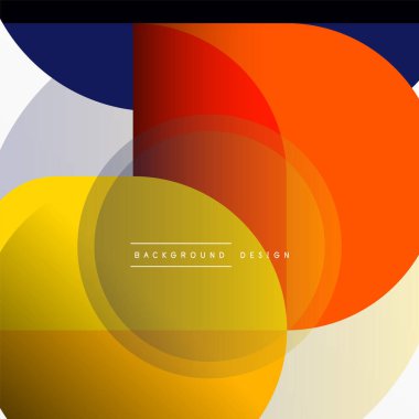 Yaratıcı geometrik duvar kağıdı. Asgari çember üçgen ve kare çizgi soyut arkaplan. Duvar kağıdı afişi veya iniş sayfası için vektör illüstrasyonu