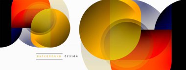 Geometrik asgari duvar kağıdı. Geometrik şekiller. Duvar kağıdı afişi veya iniş sayfası için vektör illüstrasyonu