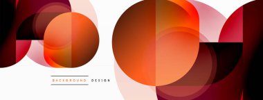 Geometrik asgari duvar kağıdı. Geometrik şekiller. Duvar kağıdı afişi veya iniş sayfası için vektör illüstrasyonu