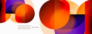 Geometrik asgari duvar kağıdı. Geometrik şekiller. Duvar kağıdı afişi veya iniş sayfası için vektör illüstrasyonu