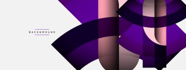 Moda şekilleri, renk minimal tasarım bileşimi, duvar kağıdı afişi veya iniş sayfası için çizgiler ve gölgeler