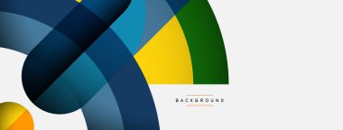 Moda şekilleri, renk minimal tasarım bileşimi, duvar kağıdı afişi veya iniş sayfası için çizgiler ve gölgeler