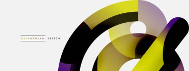 Soyut arkaplanı çember içine al. Duvar kağıdı afişi arkaplan kartı veya iniş sayfası için vektör illüstrasyonu