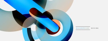 Soyut arkaplanı çember içine al. Duvar kağıdı afişi arkaplan kartı veya iniş sayfası için vektör illüstrasyonu