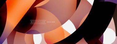 Soyut arkaplanı çember içine al. Duvar kağıdı afişi arkaplan kartı veya iniş sayfası için vektör illüstrasyonu