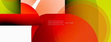 Yaratıcı geometrik duvar kağıdı. Asgari çember üçgen ve kare çizgi soyut arkaplan. Duvar kağıdı afişi veya iniş sayfası için vektör illüstrasyonu