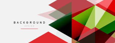 Renkli üçgen bileşimi, geometrik soyut arkaplan. Tekno veya iş konsepti, duvar kağıdı, afiş, arkaplan, iniş sayfası deseni