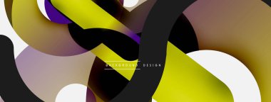 Soyut arkaplanı çember içine al. Duvar kağıdı afişi arkaplan kartı veya iniş sayfası için vektör illüstrasyonu