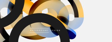 Soyut arkaplanı çember içine al. Duvar kağıdı afişi arkaplan kartı veya iniş sayfası için vektör illüstrasyonu