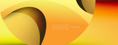 Yaratıcı geometrik duvar kağıdı. Asgari soyut arkaplan. Duvar kağıdı arkaplanı veya iniş sayfası için daire ve dalga kompozisyon vektör çizimi