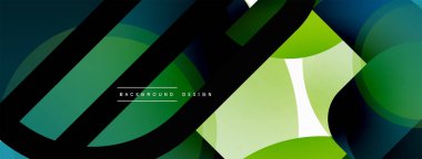 Geometrik asgari duvar kağıdı. Geometrik şekiller. Duvar kağıdı afişi veya iniş sayfası için vektör illüstrasyonu