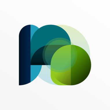 Yuvarlak üçgen çizgileri ve daireleri şekillendirir. Duvar kağıdı afişi arkaplanı veya iniş sayfası için Geometrik vektör çizimi