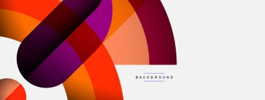 Moda şekilleri, renk minimal tasarım bileşimi, duvar kağıdı afişi veya iniş sayfası için çizgiler ve gölgeler