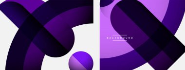 Moda şekilleri, renk minimal tasarım bileşimi, duvar kağıdı afişi veya iniş sayfası için çizgiler ve gölgeler