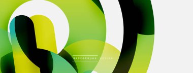 Soyut arkaplanı çember içine al. Duvar kağıdı afişi arkaplan kartı veya iniş sayfası için vektör illüstrasyonu