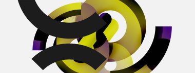 Soyut arkaplanı çember içine al. Duvar kağıdı afişi arkaplan kartı veya iniş sayfası için vektör illüstrasyonu