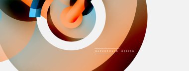 Soyut arkaplanı çember içine al. Duvar kağıdı afişi arkaplan kartı veya iniş sayfası için vektör illüstrasyonu