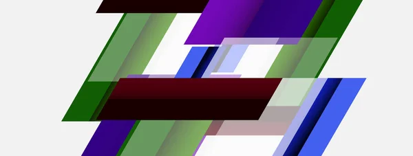 Antecedentes Forma cuadrada diagonal geométrica y composición abstracta de líneas. Ilustración vectorial para fondo de banner de papel pintado o landing page — Archivo Imágenes Vectoriales