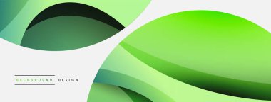 Yaratıcı geometrik duvar kağıdı. Asgari soyut arkaplan. Duvar kağıdı arkaplanı veya iniş sayfası için daire ve dalga kompozisyon vektör çizimi