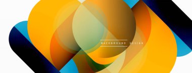 Geometrik asgari duvar kağıdı. Geometrik şekiller. Duvar kağıdı afişi veya iniş sayfası için vektör illüstrasyonu