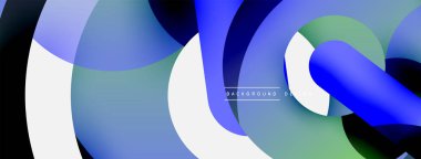 Soyut arkaplanı çember içine al. Duvar kağıdı afişi arkaplan kartı veya iniş sayfası için vektör illüstrasyonu