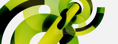 Soyut arkaplanı çember içine al. Duvar kağıdı afişi arkaplan kartı veya iniş sayfası için vektör illüstrasyonu