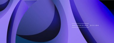 Yaratıcı geometrik duvar kağıdı. Asgari soyut arkaplan. Duvar kağıdı arkaplanı veya iniş sayfası için daire ve dalga kompozisyon vektör çizimi