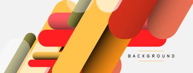 Soyut arkaplan. Yuvarlak şekiller, gri arkaplanda çizgiler. Duvar kağıdı afişi veya iniş sayfası için vektör illüstrasyonu