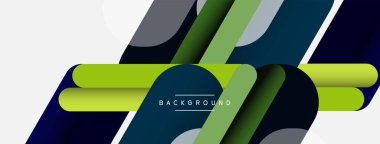 Soyut arkaplan. Yuvarlak şekiller, gri arkaplanda çizgiler. Duvar kağıdı afişi veya iniş sayfası için vektör illüstrasyonu