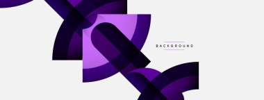 Moda şekilleri, renk minimal tasarım bileşimi, duvar kağıdı afişi veya iniş sayfası için çizgiler ve gölgeler