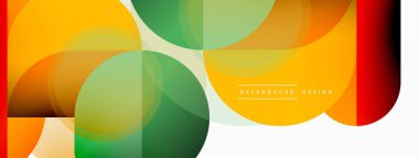 Yaratıcı geometrik duvar kağıdı. Asgari çember üçgen ve kare çizgi soyut arkaplan. Duvar kağıdı afişi veya iniş sayfası için vektör illüstrasyonu