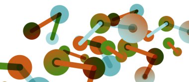 Ağ konsepti soyut arka plan. Nokta bağlantısı. Büyük veri fikri. Duvar kağıdı, afiş, arkaplan veya iniş için iş şablonu