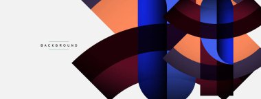 Moda şekilleri, renk minimal tasarım bileşimi, duvar kağıdı afişi veya iniş sayfası için çizgiler ve gölgeler