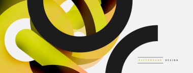 Soyut arkaplanı çember içine al. Duvar kağıdı afişi arkaplan kartı veya iniş sayfası için vektör illüstrasyonu