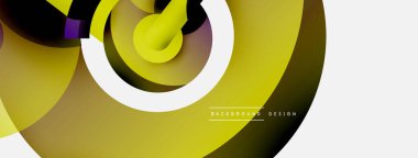 Soyut arkaplanı çember içine al. Duvar kağıdı afişi arkaplan kartı veya iniş sayfası için vektör illüstrasyonu