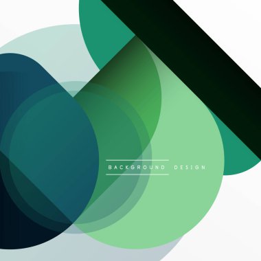 Yaratıcı geometrik duvar kağıdı. Asgari çember üçgen ve kare çizgi soyut arkaplan. Duvar kağıdı afişi veya iniş sayfası için vektör illüstrasyonu