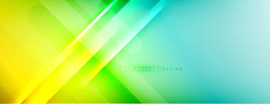 Soyut arkaplan - çizgiler ışık ve gölgelerle oluşturuldu. Teknoloji ya da iş dijital şablonu. Dinamik arkaplan ile basit akışkan renk gradyanı