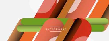 Soyut arkaplan. Yuvarlak şekiller, gri arkaplanda çizgiler. Duvar kağıdı afişi veya iniş sayfası için vektör illüstrasyonu