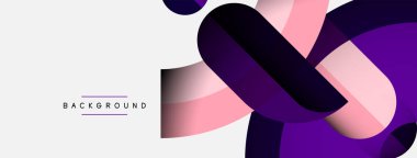 Moda şekilleri, renk minimal tasarım bileşimi, duvar kağıdı afişi veya iniş sayfası için çizgiler ve gölgeler