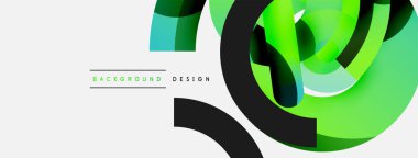 Soyut arkaplanı çember içine al. Duvar kağıdı afişi arkaplan kartı veya iniş sayfası için vektör illüstrasyonu