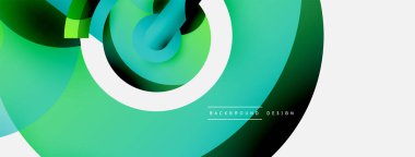 Soyut arkaplanı çember içine al. Duvar kağıdı afişi arkaplan kartı veya iniş sayfası için vektör illüstrasyonu