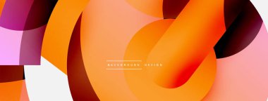 Soyut arkaplanı çember içine al. Duvar kağıdı afişi arkaplan kartı veya iniş sayfası için vektör illüstrasyonu