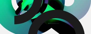 Soyut arkaplanı çember içine al. Duvar kağıdı afişi arkaplan kartı veya iniş sayfası için vektör illüstrasyonu