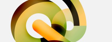 Soyut arkaplanı çember içine al. Duvar kağıdı afişi arkaplan kartı veya iniş sayfası için vektör illüstrasyonu