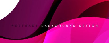 Dinamik dalga çizgisi efektli basit akışkan renk gradyan soyut arka plan. Duvar Kağıdı, Sancak, Arkaplan, Kart, Kitap İllüstrasyonu, İniş Sayfası