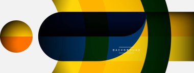 Moda şekilleri, renk minimal tasarım bileşimi, duvar kağıdı afişi veya iniş sayfası için çizgiler ve gölgeler