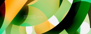 Soyut arkaplanı çember içine al. Duvar kağıdı afişi arkaplan kartı veya iniş sayfası için vektör illüstrasyonu